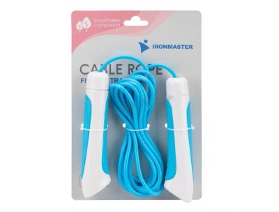 Лот: 22372734. Фото: 1. Скакалка Ironmaster IR97186. Фитнес, аэробика и гимнастика