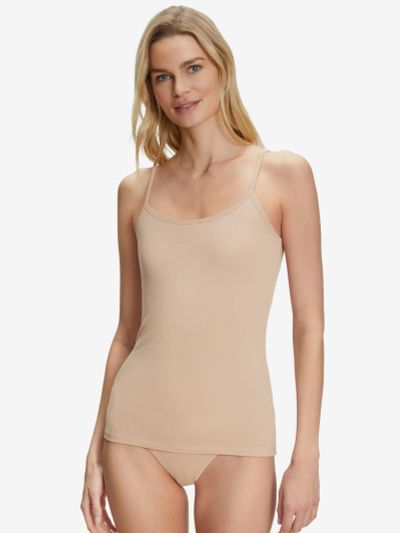 Лот: 22838647. Фото: 1. Женская майка FALKE, Коричневый. Топы, майки
