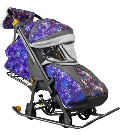Лот: 10385892. Фото: 1. Санки-коляска «Galaxy kids 1... Санки, снегокаты, ледянки, аксессуары