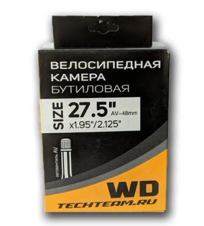 Лот: 16224977. Фото: 1. Велокамера WANDA 27.5"x1.95/2... Запчасти