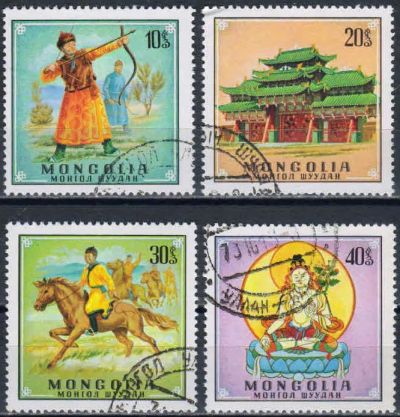 Лот: 18260494. Фото: 1. 1970. Монголия. Монгольская Традиционная... Марки