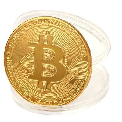 Лот: 17849139. Фото: 1. Сувенирная монета Биткоин Bitcoin... Другое (монеты)