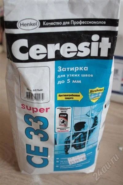 Лот: 963578. Фото: 1. Ceresit. Затирка для узких швов... Смеси, шпатлевки, цемент