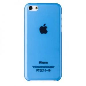 Лот: 3684087. Фото: 1. Пластиковый Чехол iPhone 5C (Синий... Чехлы, бамперы