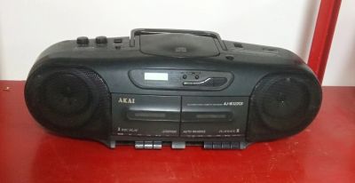 Лот: 16617237. Фото: 1. Двухкасетный магнитофон Akai AJ-W322CD. Кассетные деки, магнитофоны