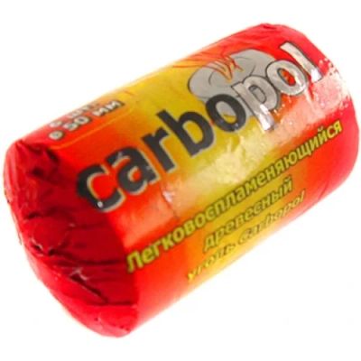 Лот: 5738582. Фото: 1. Угли для кальяна Carbopol 50мм. Аксессуары и запчасти для кальянов