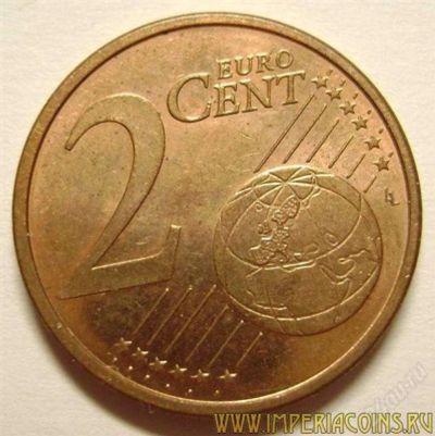 Лот: 1377310. Фото: 1. германия 2 евроцента 2004. Германия и Австрия