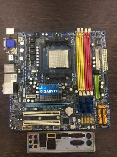 Лот: 15599712. Фото: 1. Материнская плата Gigabyte ga-ma78gm-s2h... Материнские платы