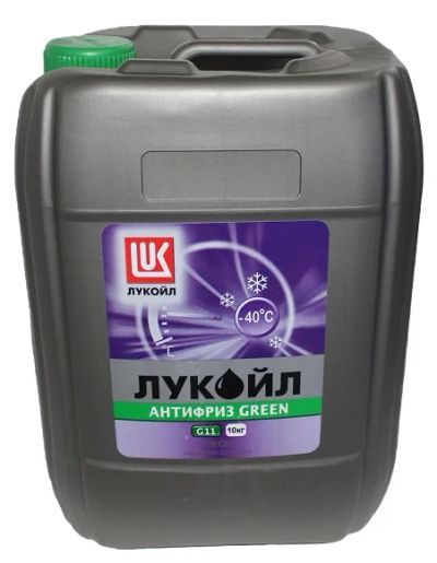 Лот: 16252492. Фото: 1. Лукойл Антифриз G11 Green зеленый... Масла, жидкости
