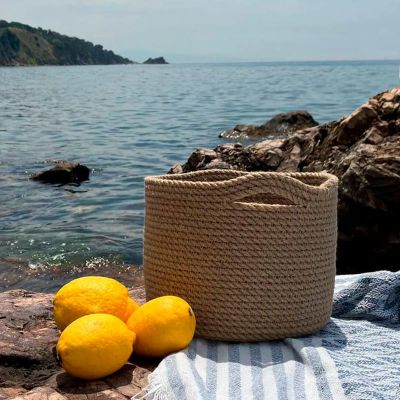 Лот: 24933824. Фото: 1. Корзина VecherHome Джут 16x20см. Корзины, контейнеры