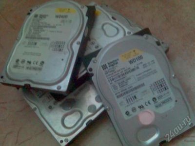 Лот: 108381. Фото: 1. пять винчестеров WD на разборку. Жёсткие диски (HDD)