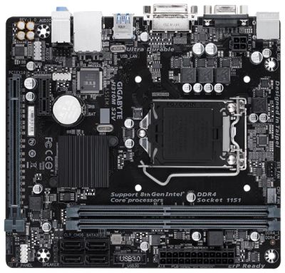 Лот: 17846754. Фото: 1. Gigabyte H310M S2V H310M S2V. Материнские платы