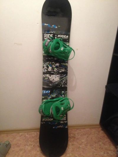 Лот: 5533798. Фото: 1. Сноуборд Ride Agenda + крепы Drake... Комплект в сборе