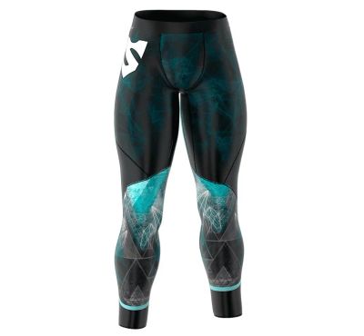 Лот: 9941503. Фото: 1. Леггинсы мужские Leggins man long... Одежда для боевых искусств