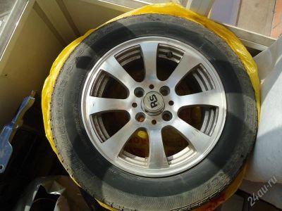 Лот: 912054. Фото: 1. продам литье с резиной 165/70... Шины