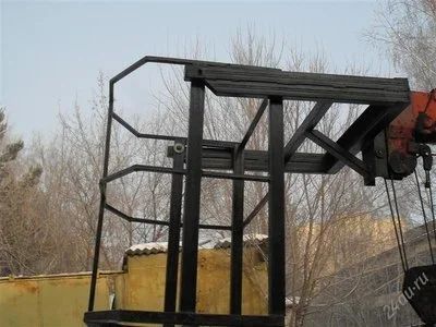 Лот: 2502683. Фото: 1. Люлька (корзина) монтажная для... Прицепы, полуприцепы