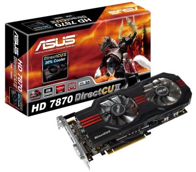 Лот: 3938479. Фото: 1. Asus HD 7870 HD7870-DC2-2GD5-V2... Видеокарты