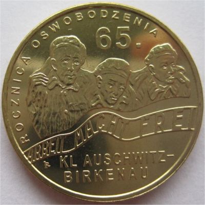 Лот: 7254892. Фото: 1. 2 злотых 2010. 65-я годовщина... Европа
