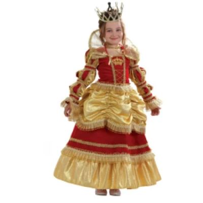 Лот: 8611320. Фото: 1. Золотая королева 5-6 лет. Детские карнавальные, праздничные костюмы