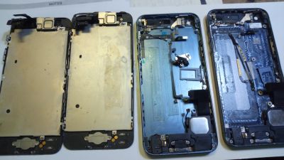 Лот: 16351564. Фото: 1. Apple Iphone 5 ( A1429) 2шт. б... Корпуса, клавиатуры, кнопки