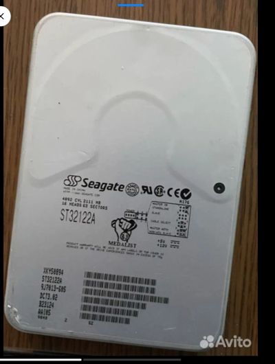 Лот: 21098683. Фото: 1. Ретро жесткий диск винчестер ST32122A... Жёсткие диски (HDD)