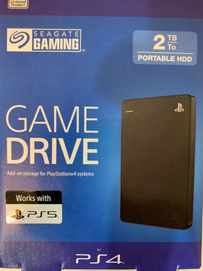 Лот: 19704591. Фото: 1. PS4 PS5 2TB внейшний жесткий диск... Запчасти для игровых приставок, консолей