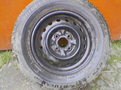 Лот: 942809. Фото: 1. Диски NISSAN R13x5J с резиной... Шины на дисках