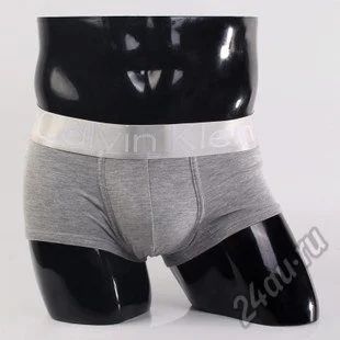 Лот: 6736012. Фото: 1. Трусы Calvin Klein мужские (серые... Нижнее бельё, плавки, шорты для плавания