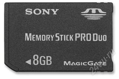 Лот: 83540. Фото: 1. MS pro duo 8гб. Карты памяти