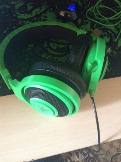 Лот: 5351179. Фото: 1. Наушники Razer Kraken Pro green. Акустические системы