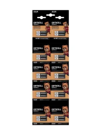 Лот: 21082433. Фото: 1. Батарейка Opticell АА пальчиковая... Батарейки, аккумуляторы, элементы питания