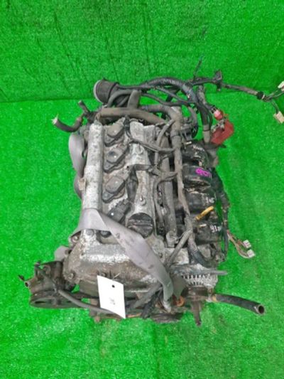 Лот: 19382561. Фото: 1. Двигатель Toyota Runx NZE124 1NZ-FE... Двигатель и элементы двигателя
