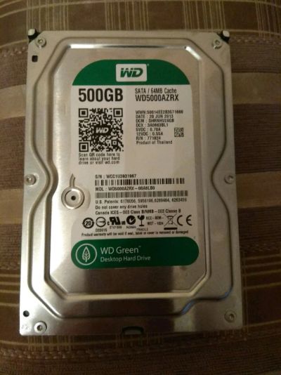 Лот: 13306646. Фото: 1. WD 500gb. Жёсткие диски (HDD)