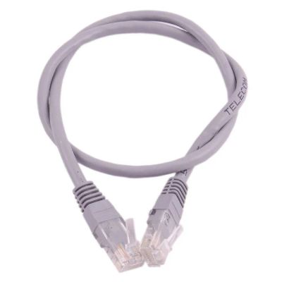 Лот: 20998936. Фото: 1. Патч-корд литой TELECOM UTP Кат... Сетевые кабели
