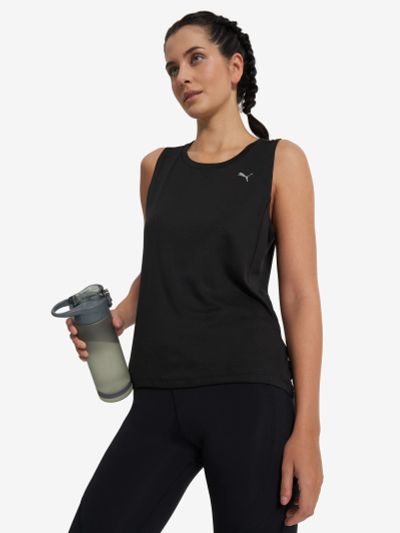 Лот: 25065240. Фото: 1. Майка женская PUMA Velocity, Черный. Топы, майки