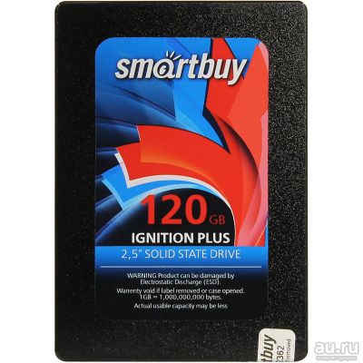Лот: 9104044. Фото: 1. SSD smartbuy 120gb ignition plus. SSD-накопители