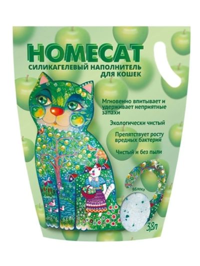 Лот: 19141556. Фото: 1. Наполнитель Homecat (Хоум Кэт... Миски, лотки, наполнители