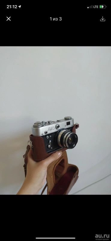 Лот: 17993393. Фото: 1. Пленочный фотоаппарат Фед 3 с... Плёночные дальномерные, шкальные
