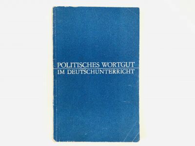 Лот: 23292174. Фото: 1. Politisches Wortgut im Deutschunterricht... Другое (учебники и методическая литература)