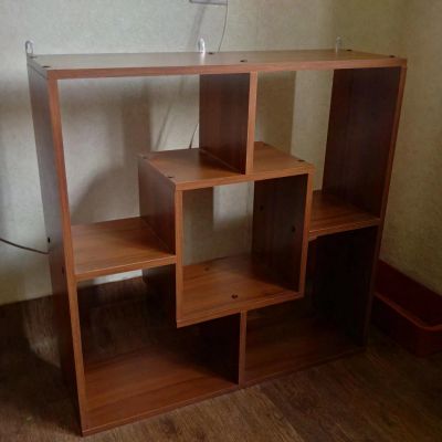 Лот: 8320701. Фото: 1. Книжная полка, квадратная [ 80... Полки, стеллажи, этажерки