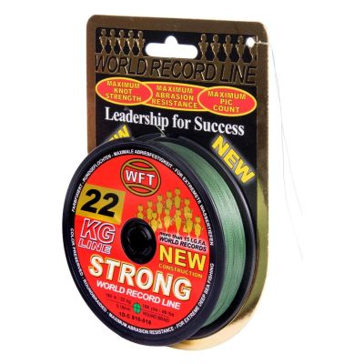 Лот: 25513731. Фото: 1. Шнур плетеный WFT KG Strong Green... Шнуры, кабели, разъёмы