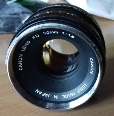 Лот: 5791772. Фото: 1. Canon FD 50mm F1.8 - отличное... Объективы