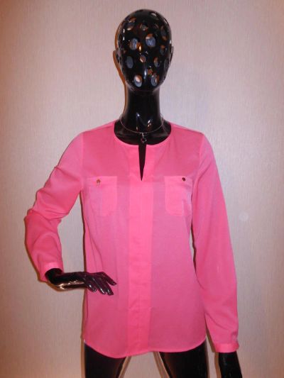 Лот: 6573114. Фото: 1. блуза женская розовая яркая, размер... Блузы, рубашки