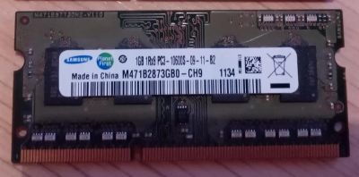 Лот: 4613240. Фото: 1. SO-DIMM DDR3 1Gb PC10600 1333MHz... Оперативная память