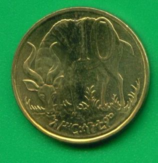 Лот: 8885217. Фото: 1. Эфиопия 10 центов 2008 (х113). Африка
