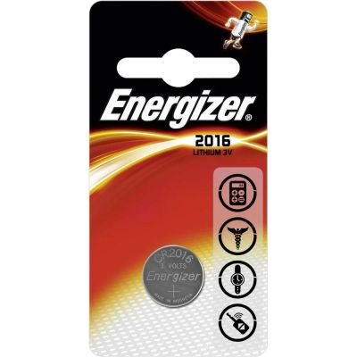 Лот: 7289698. Фото: 1. батарейка CR 2016 Energizer BL2... Батарейки, аккумуляторы, элементы питания