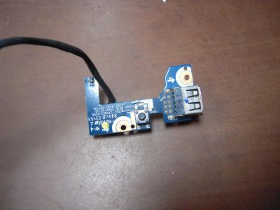 Лот: 8186406. Фото: 1. Кнопка включения ноутбука + USB... Шлейфы, кабели, переходники