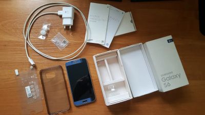 Лот: 11141938. Фото: 1. Samsung Galaxy S6 SM-G920F(Черный... Смартфоны