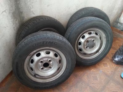 Лот: 7271008. Фото: 1. Hankook Optimo k415 175/70 R13... Шины на дисках