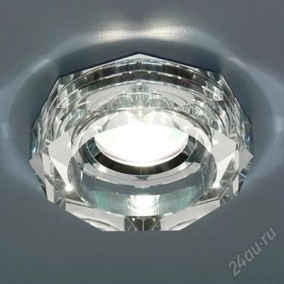 Лот: 2824600. Фото: 1. Светильник точечный HS-9120 серебро... Другое освещение